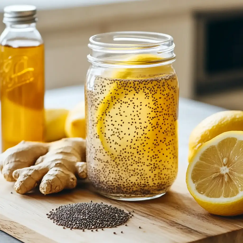 Natural Zepbound Drink Recipe: 4 Ingredients, Real Results 2 4 ingredient zepbound drink with lemon, ginger, and ACV