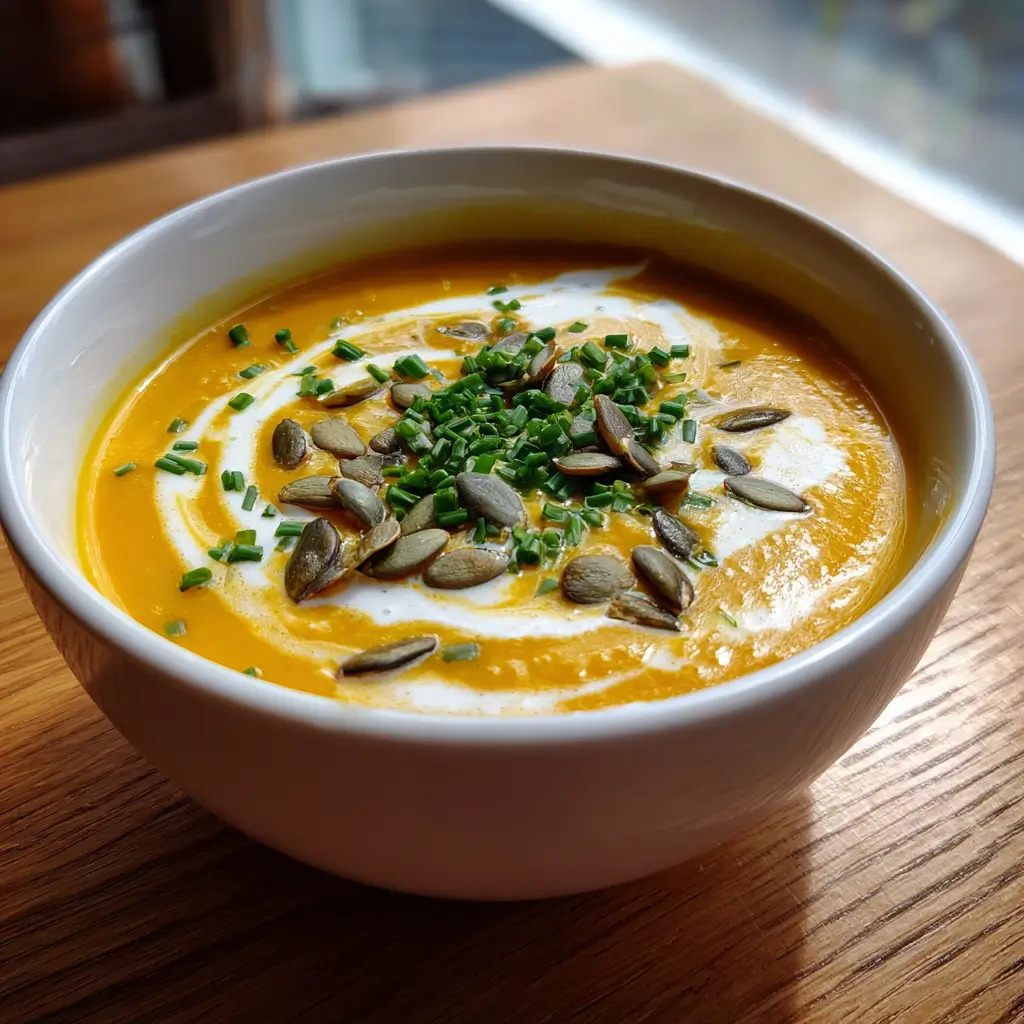 The Best Pumpkin Butternut Squash Soup 2 pumpkin butternut squash soup with coconut cream swirl