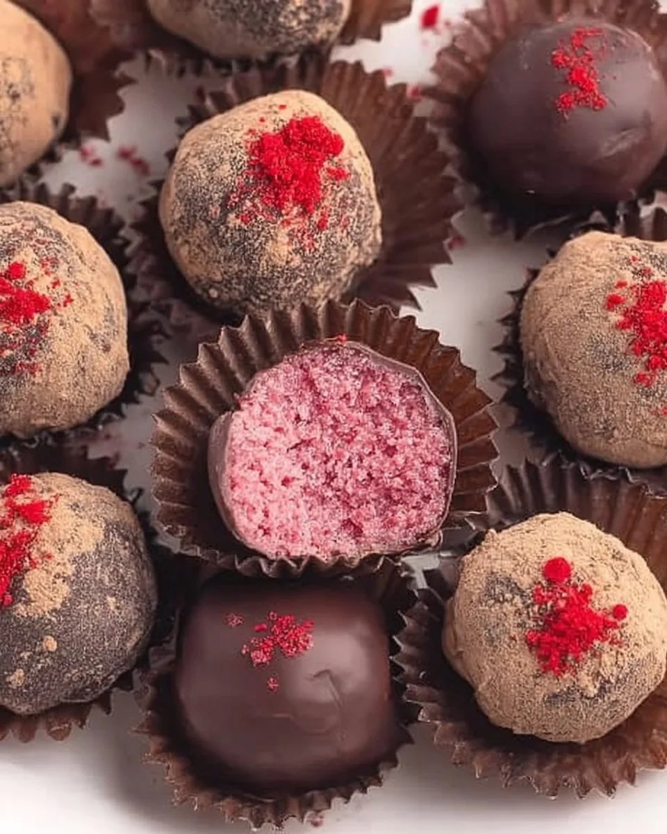 Delicious Raspberry Truffles