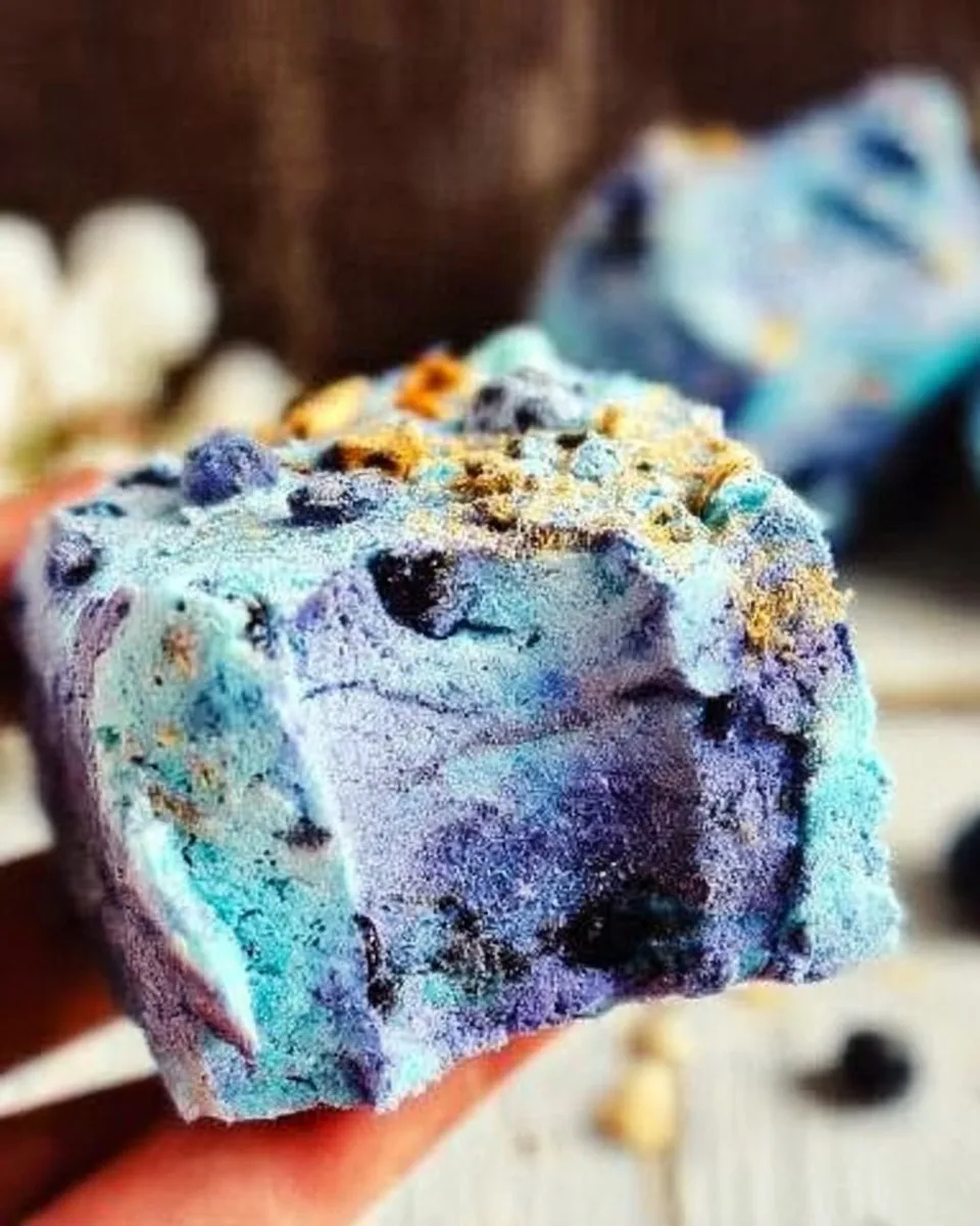 No-Bake Blueberry Muffin Fudge